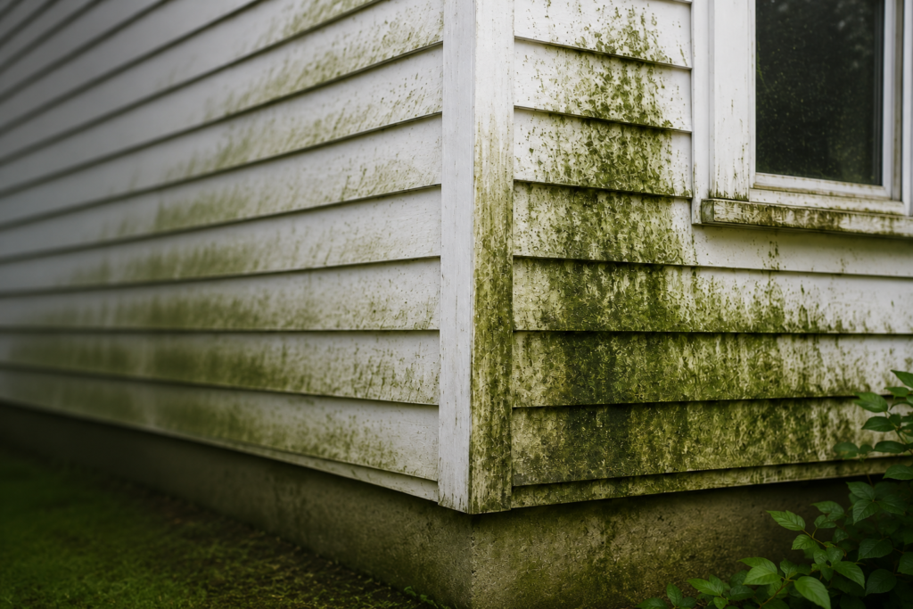 real damage mold and algea do your home exterior and what it costing you in nc climate