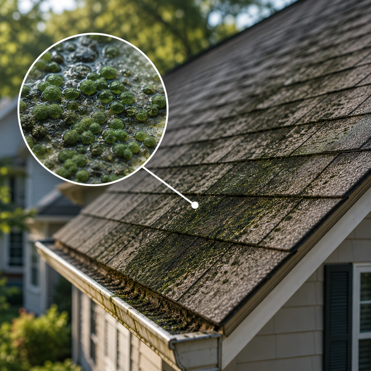 What Is Gloeocapsa Magma The Algae Destroying NC Roofs Explained